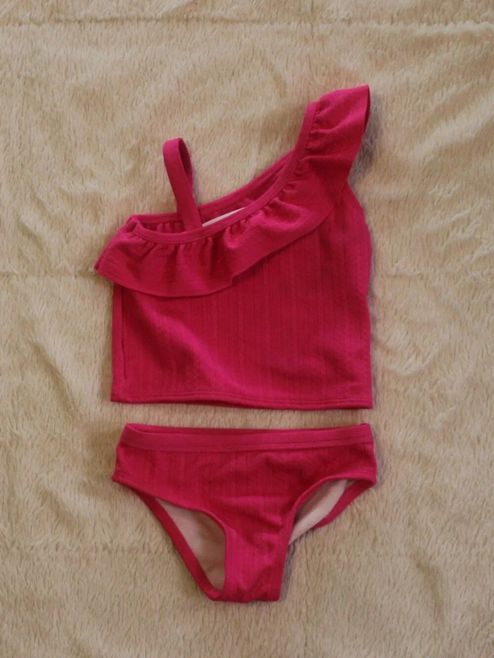 Lot of 2 Toddler Girl Two Piece Bathing Suits